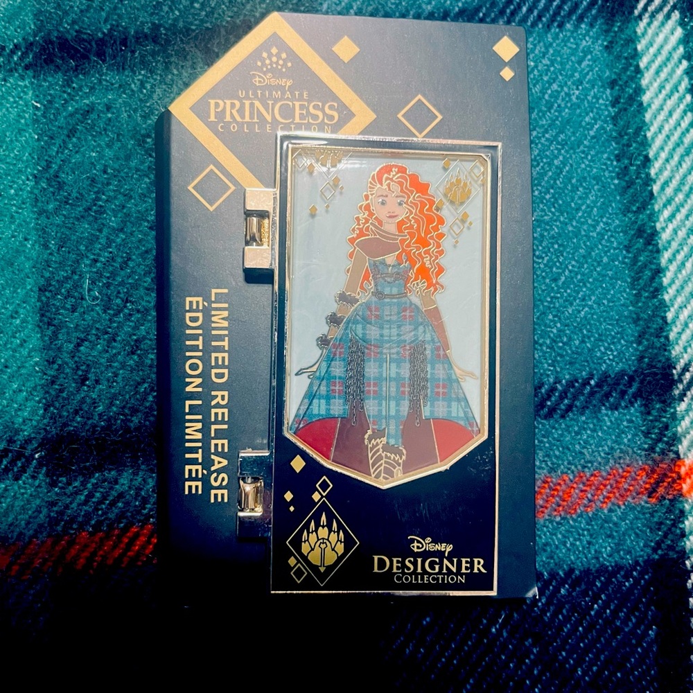 Limited designer Disney Merida Trading pin. Brand new in original packaging